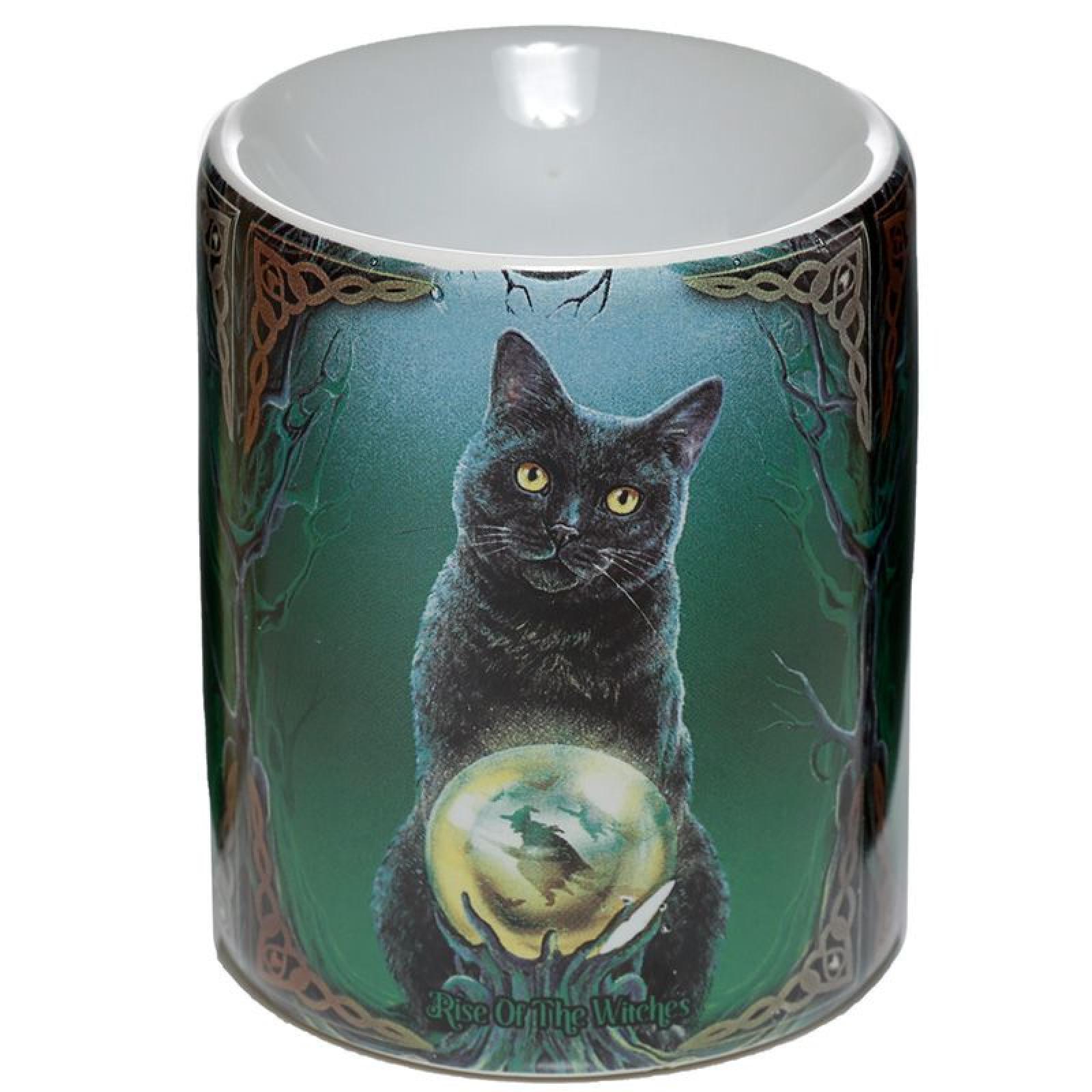 Lisa Parker Aufstieg der Hexen Katze Duftlampe aus Keramik