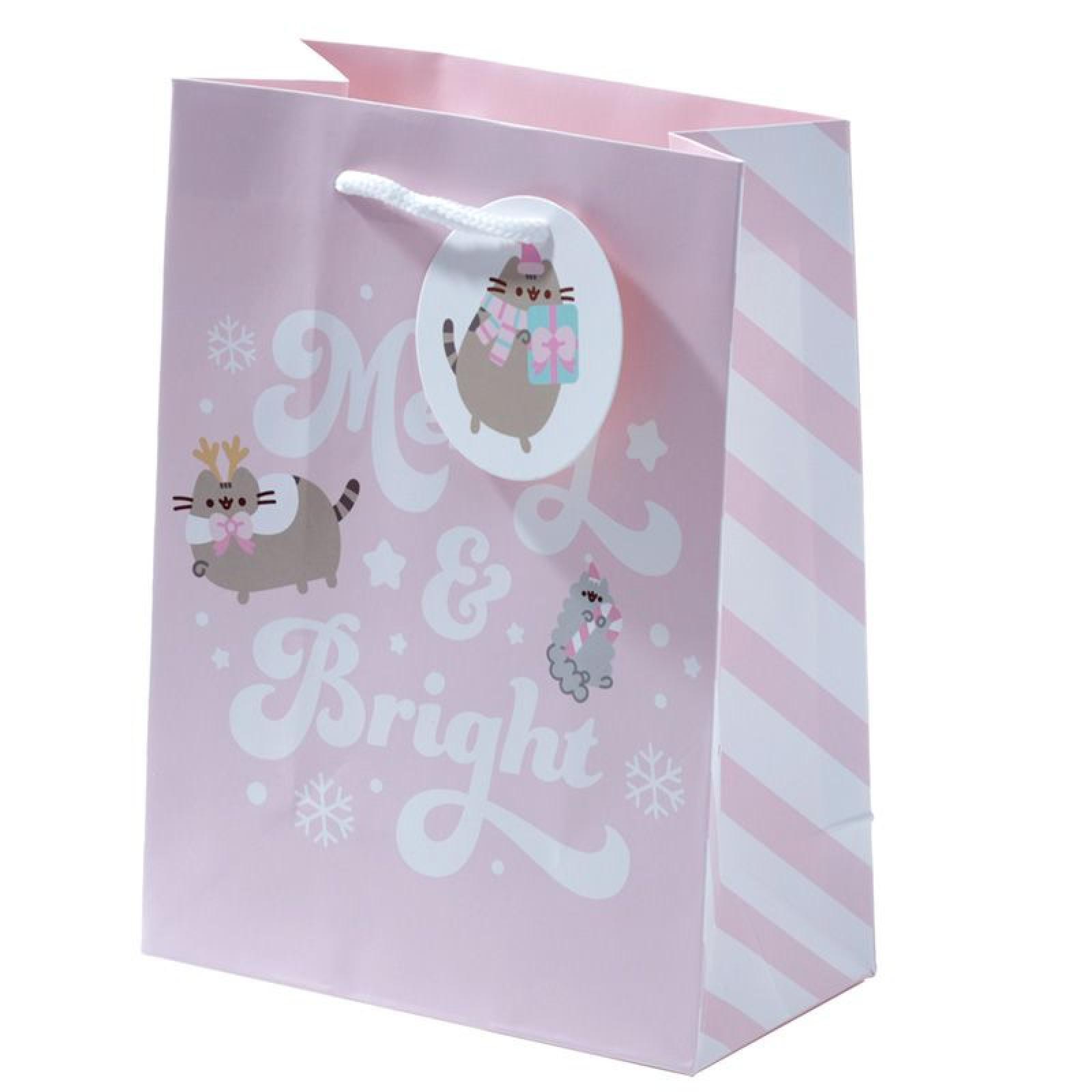 Weihnachten Pusheen Geschenktasche - Mittelgroß (pro Stück)