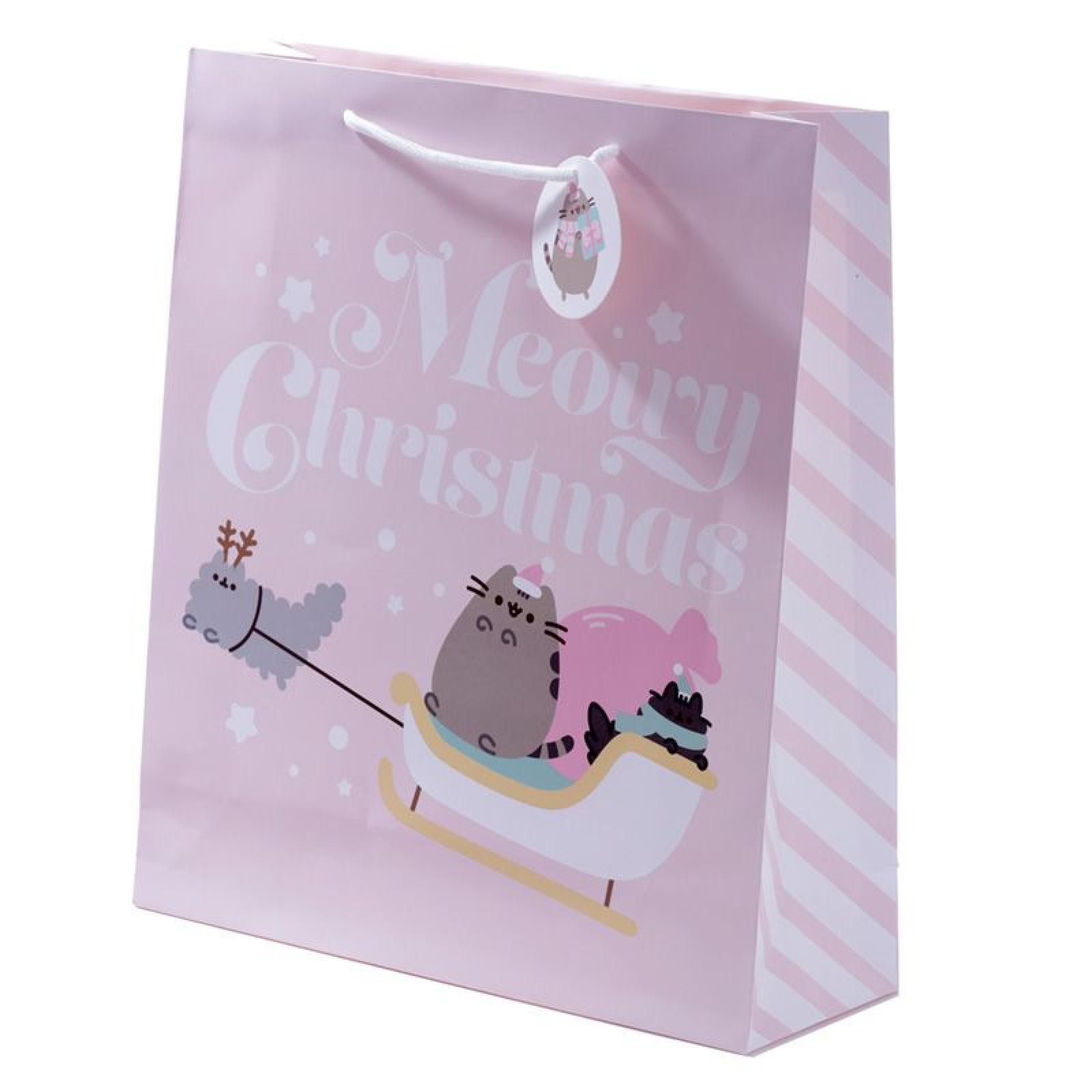 Weihnachten Pusheen Geschenktasche - Extragroß (pro Stück)