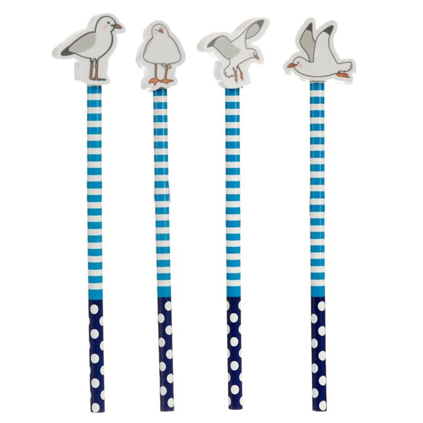 Möwe Bleistift mit Radiereraufsatz (pro Stück)