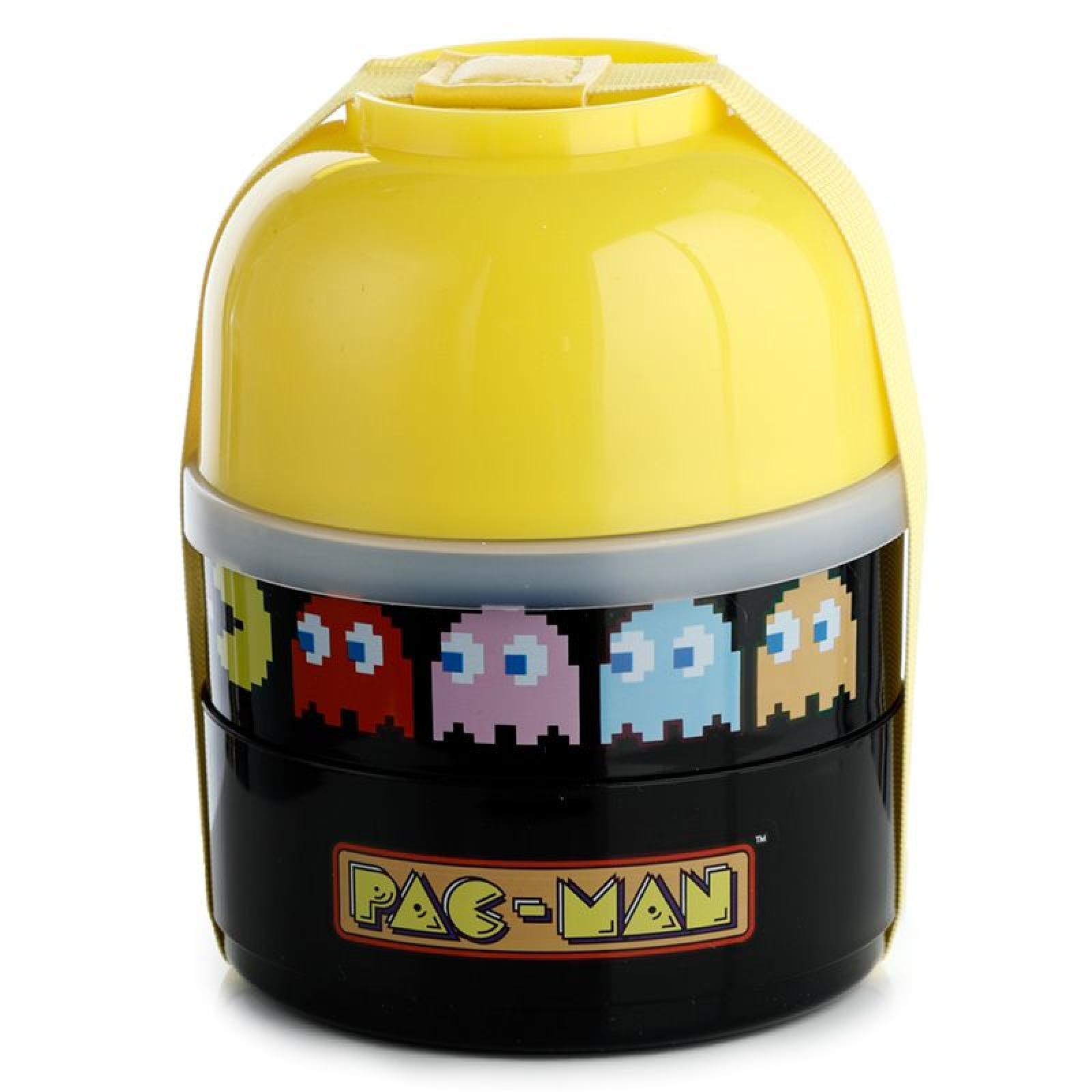Pac-Man Runde Bento Box Lunchbox mit 3 Fächern