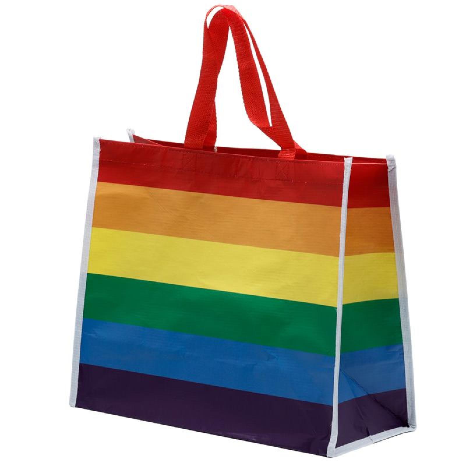 Regenbogen wiederverwendbare Einkaufstasche RPET