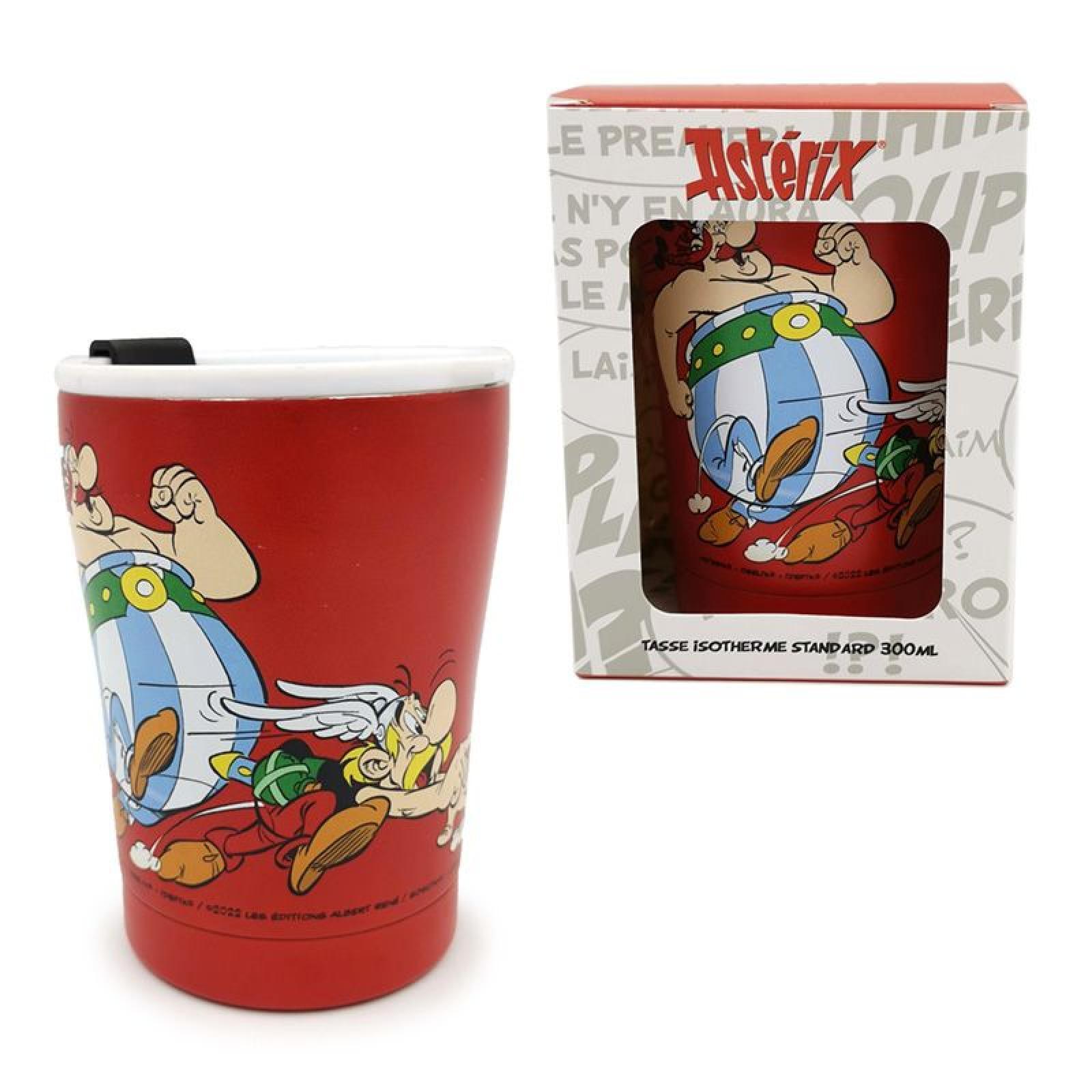 Asterix & Obelix roter Thermobecher für Essen & Trinken 300ml