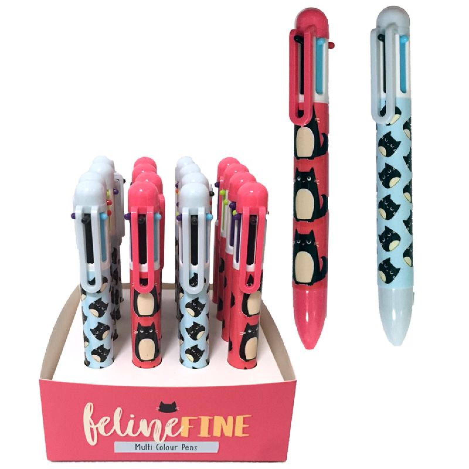 Feline Fine Katze Mehrfarbiger Stift (6 Farben) (pro Stück)
