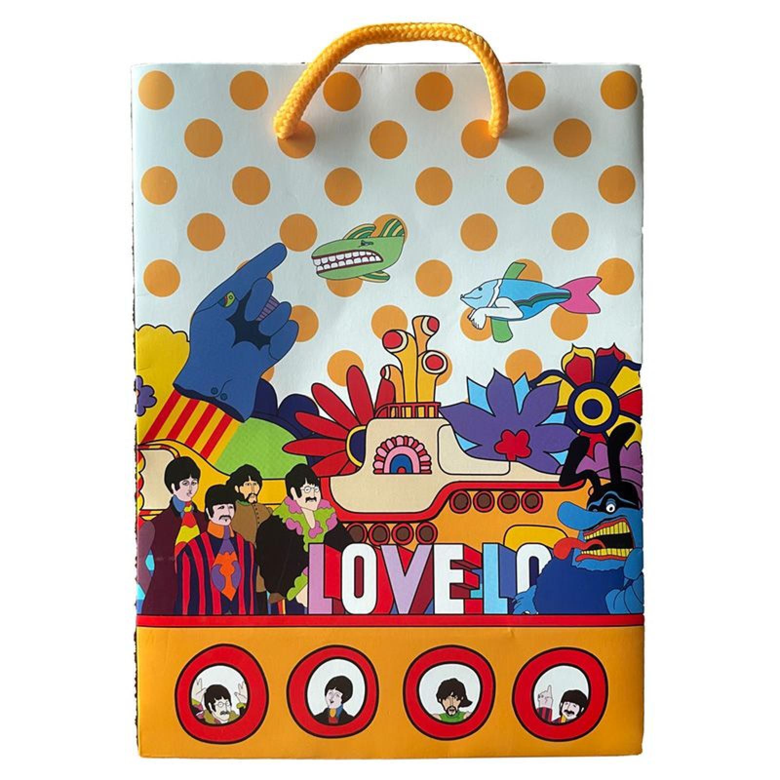 The Beatles Yellow Submarine LOVE Geschenktasche - Mittelgroß (pro Stück)