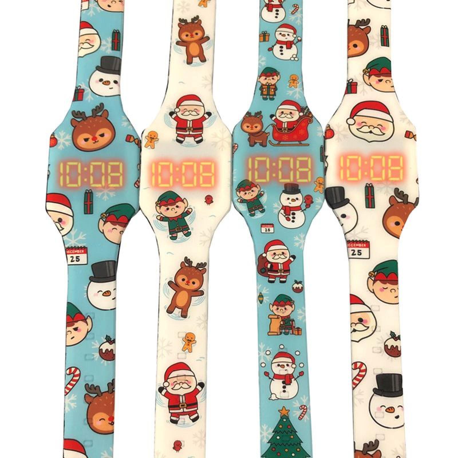 WeihnachtenFestive Friends Digitaluhr aus Silikon (pro Stück)