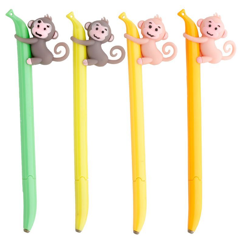 Affe Banane feine Spitze Kugelschreiber Kuli (pro Stück)
